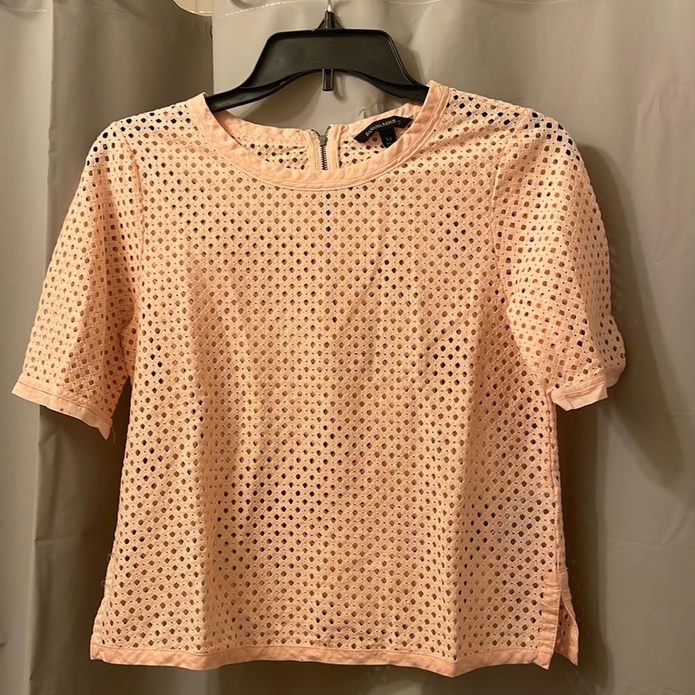 Sheer ShortSleeve Top